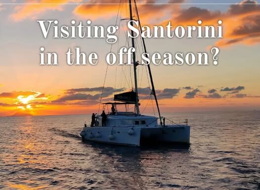 Off-season sailing vibes with Caldera Yachting Santorini